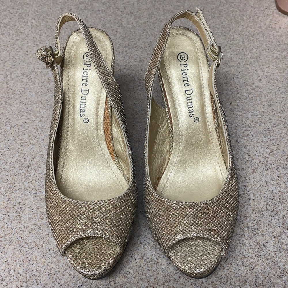 Gold heels